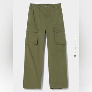 Bershka Straight fit cargo pants